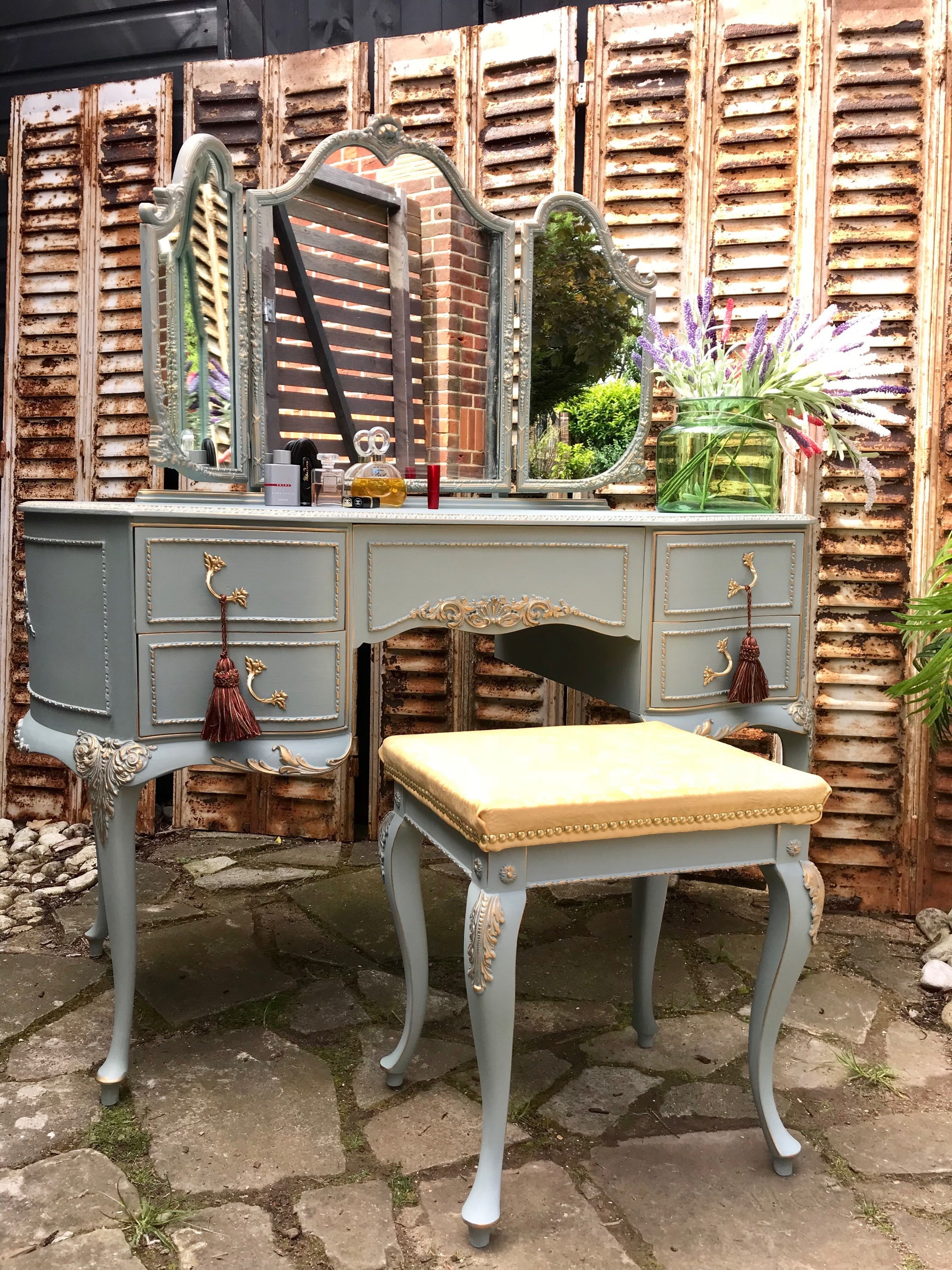 Buy Vintage French Louis Style Olympus Antoinette Dressing Table