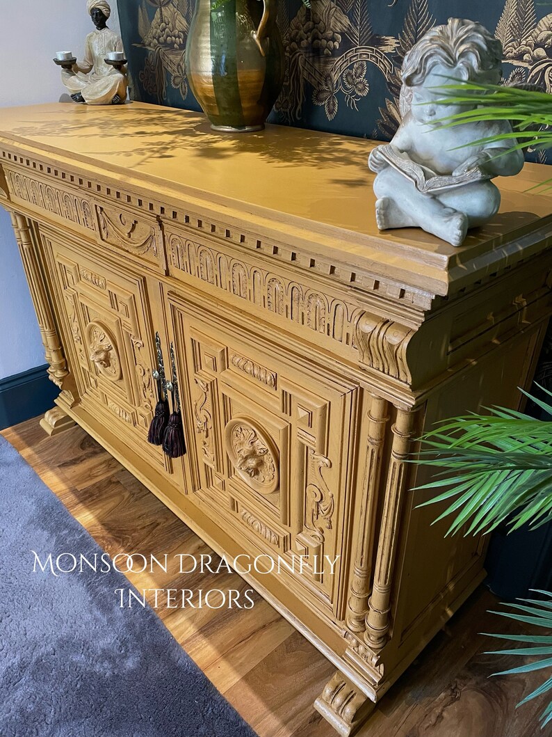 Antique Sideboard Buffet Drinks TV Unit Farmhouse Barn