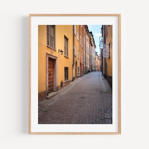 Stockholm Poster Old Town Stockholm Print Sweden Poster Sweden Art Stockholm Photography Stockholm Travel Poster Printable Digital Download