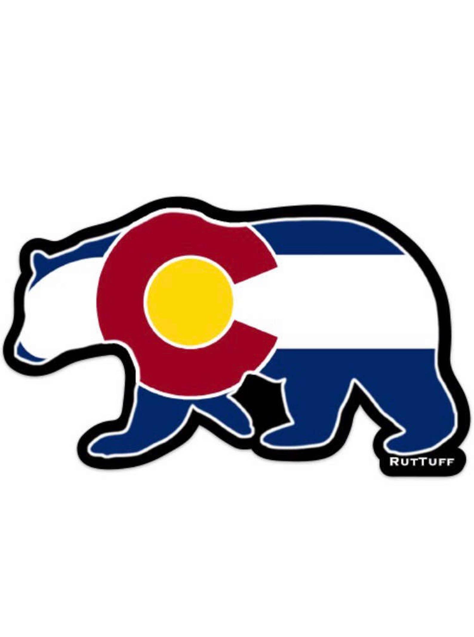Colorado Bear Sticker Etsy