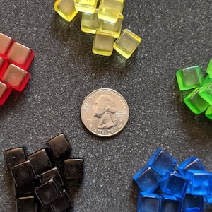 Cubos de plástico de 10 mm