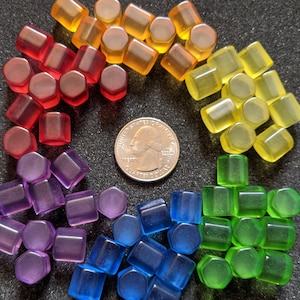 Translucent Plastic Hexagons