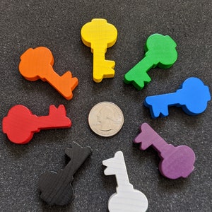 Large Wooden Keys