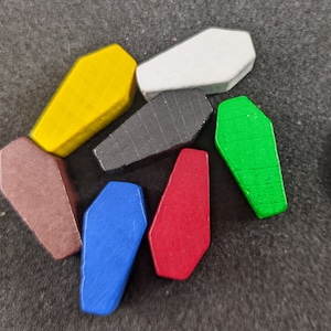 Small coffin tokens