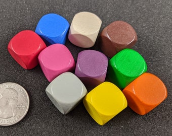 Dados en blanco de 16 mm