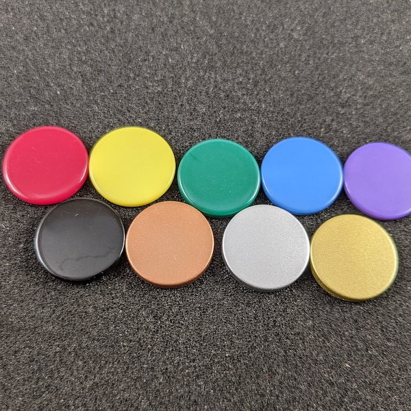Tiny Plastic Discs 15x2mm (10 pack)