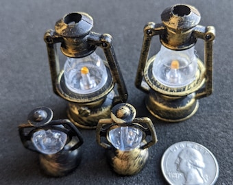 Small plastic lamps