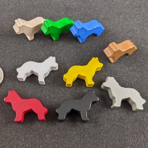 Dog / Wolf Tokens Puppy Animals
