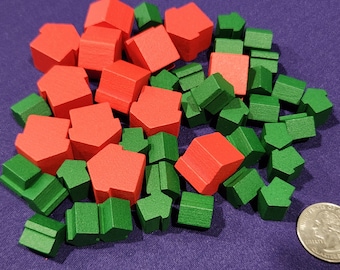 Juego de casa y hotel estilo Monopoly