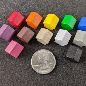 Wooden Houses | Board Game Pieces