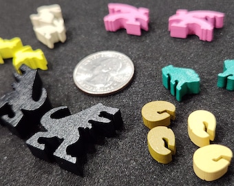 Dinosaur and animal pieces