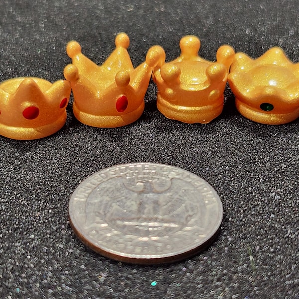 Small plastic crowns