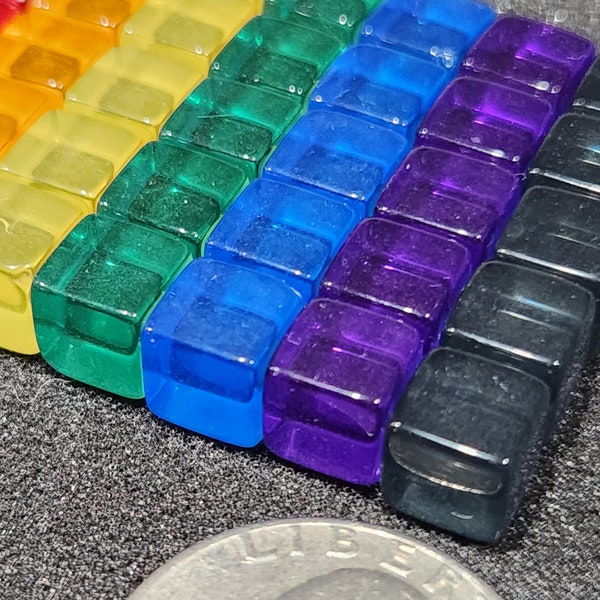 Translucent plastic cubes 8mm | Board Game Pieces