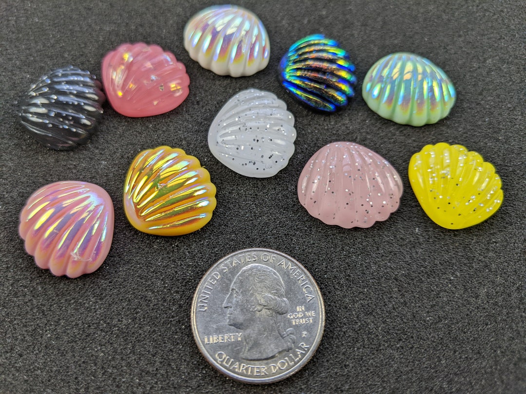Small Plastic Shell Tokens - Etsy