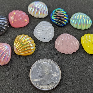 Small plastic shell tokens