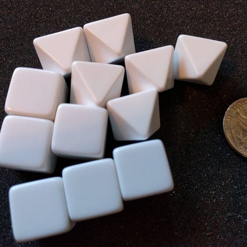 Blank Dice | Etsy