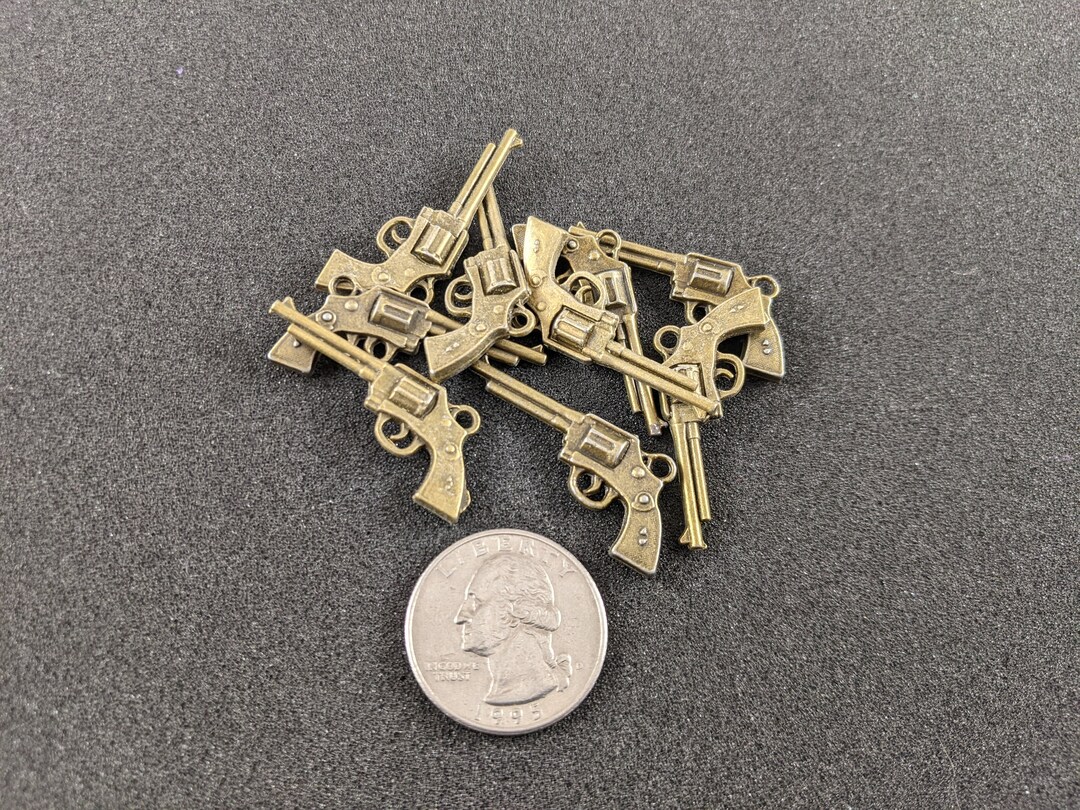 Revolver Token Small Metal Revolver Token / Charm - Etsy