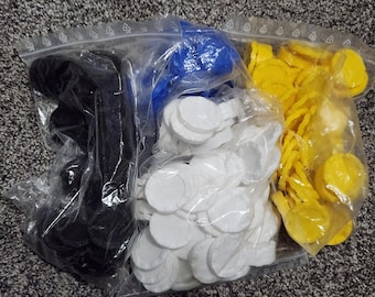 Clearance lots of game pieces