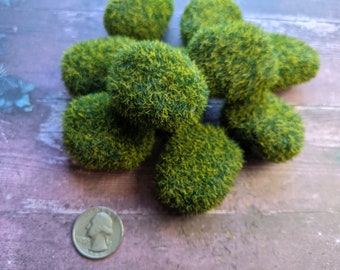 Small mossy stones