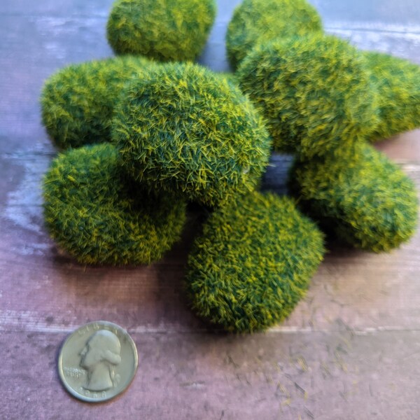 Small mossy stones