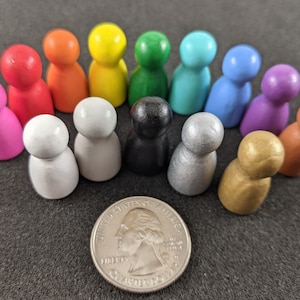 Solid Colored Plastic Gems Game Resources Point Tokens Mana 