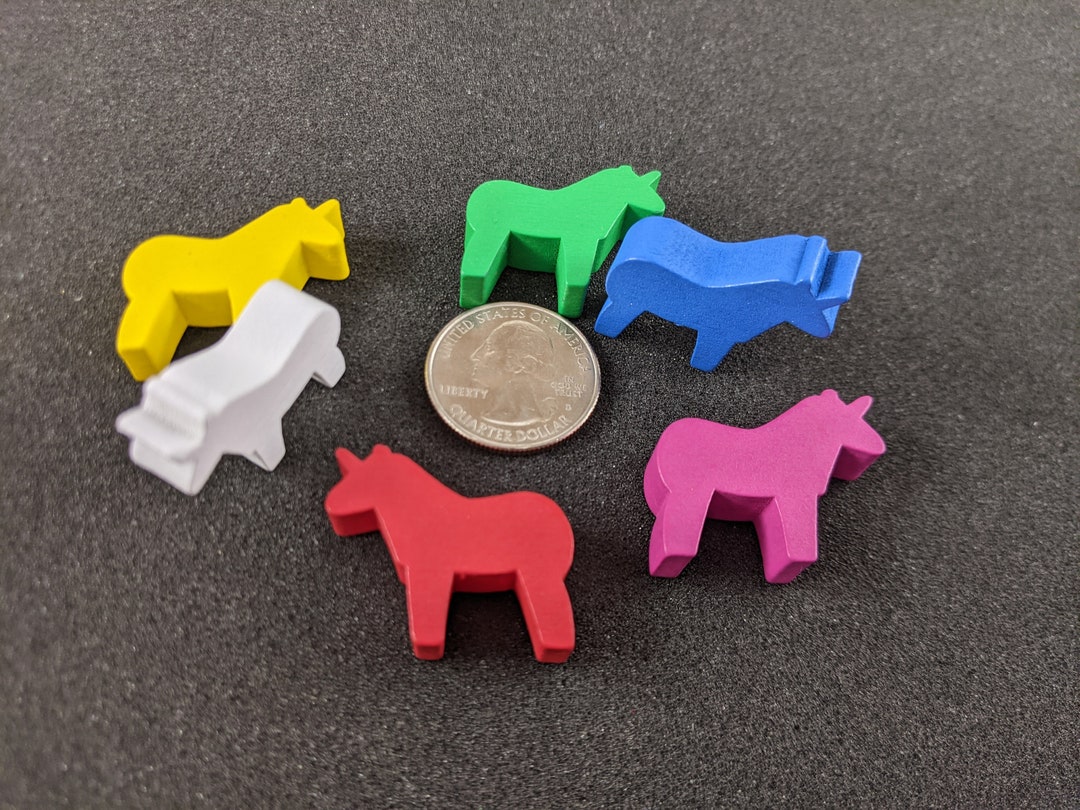 Wooden Unicorn Game Pieces - Etsy India