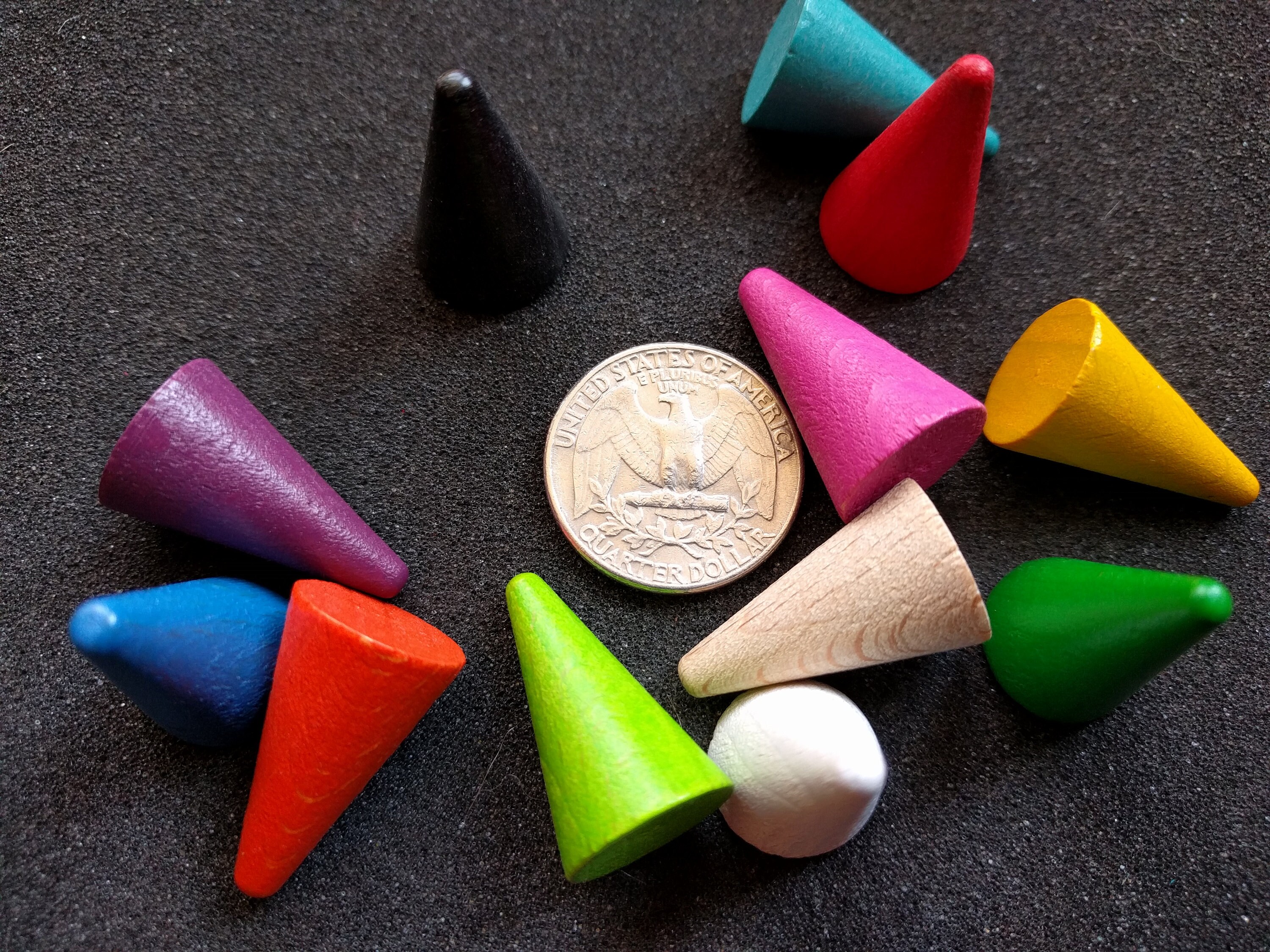 Traders Cones Board Game Settlers Style Wood Wooden Game Etsy