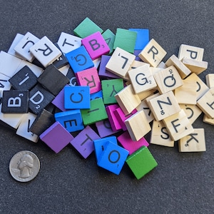 Lettered Wooden Tile Sets