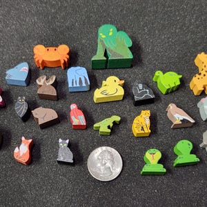 Upgrades voor bordspel dierentokens