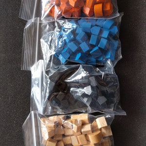Conjunto de peças do jogo Kingdom Building