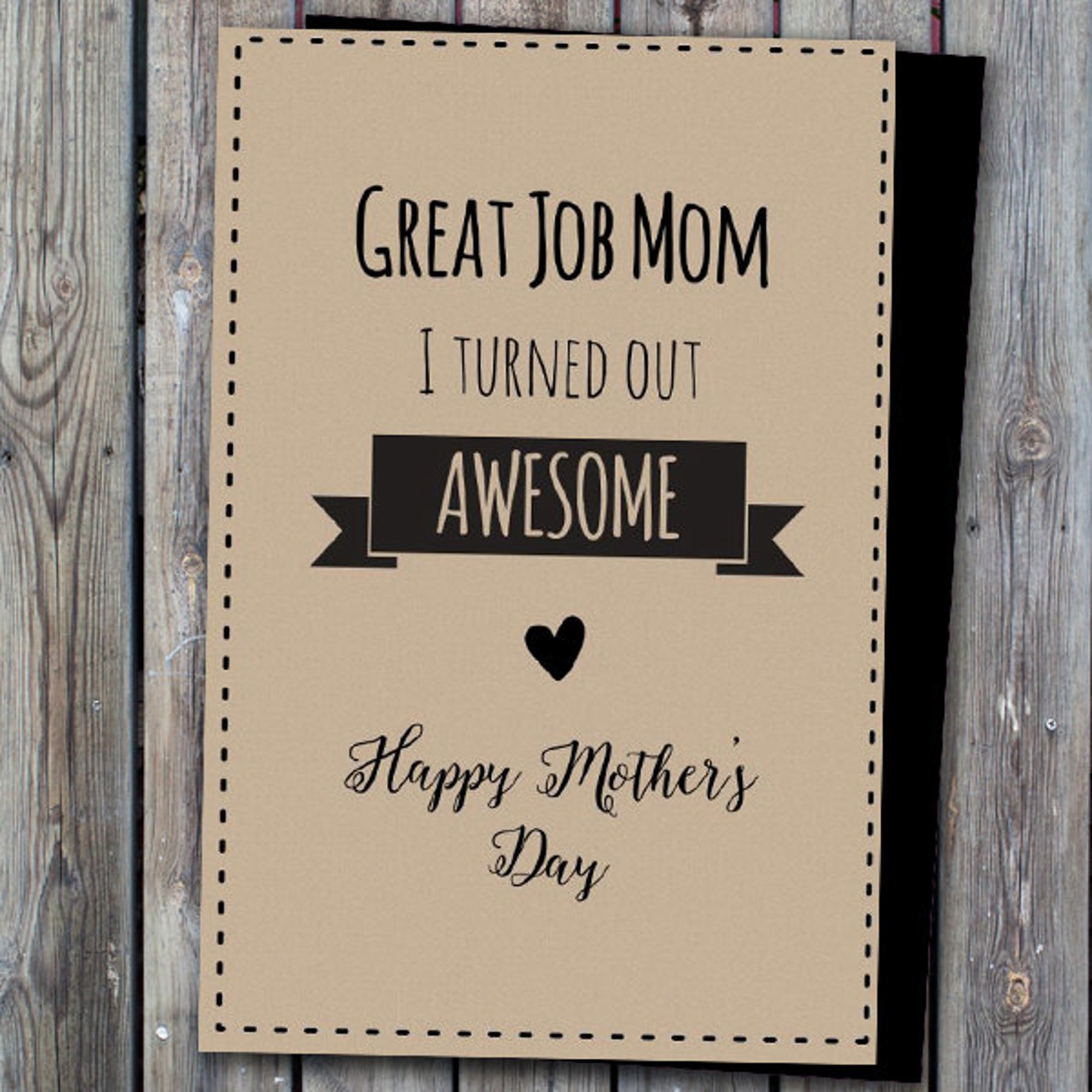 Printable Funny Mother's Day Card, Happy Mother's Day Card, Instant ...