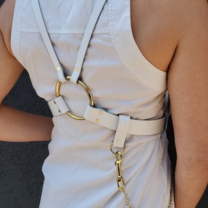 Double Buckle Harness with Chain