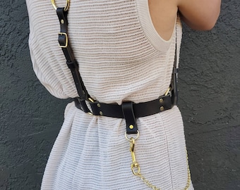 Belt Harness with Chain