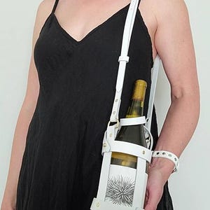 Leder Wein / Wasser Flasche Träger