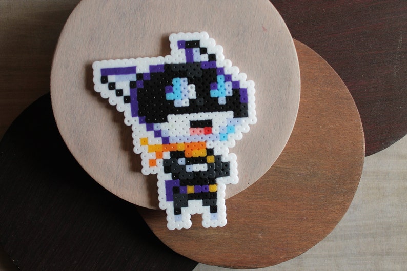 Figura Pixel Persona Figuras Merchandising Hama Beads Morgana 5 Llaveros 8wPkn0O