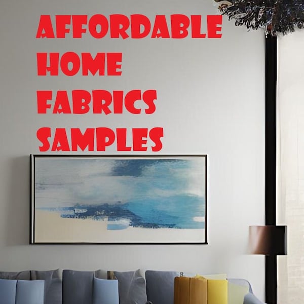 SINGLE Fabric samples affordable home fabrics