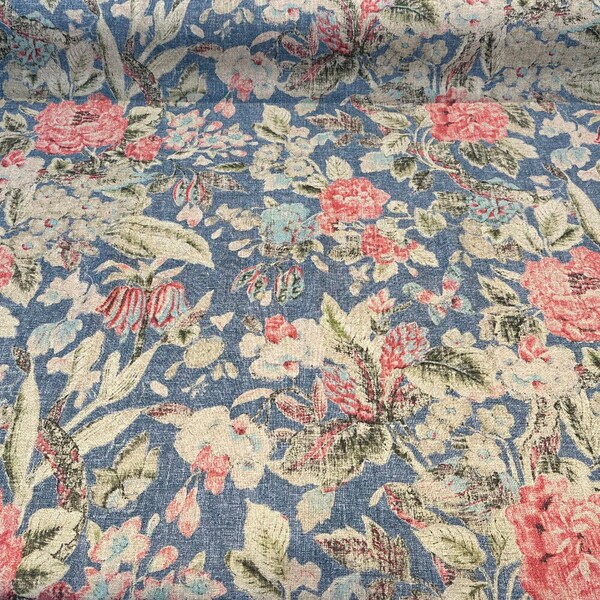 Waverly After Glow Linen Etsy