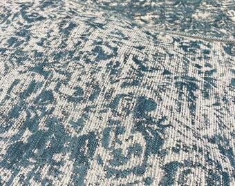 Mill Creek Beecher Aqua Teal Chenille Upholstery Fabric by the yard –  Affordable Home Fabrics