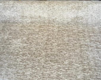 Tela de tapicería de textura suave Jazz Plush Chenille Latte cortada a medida