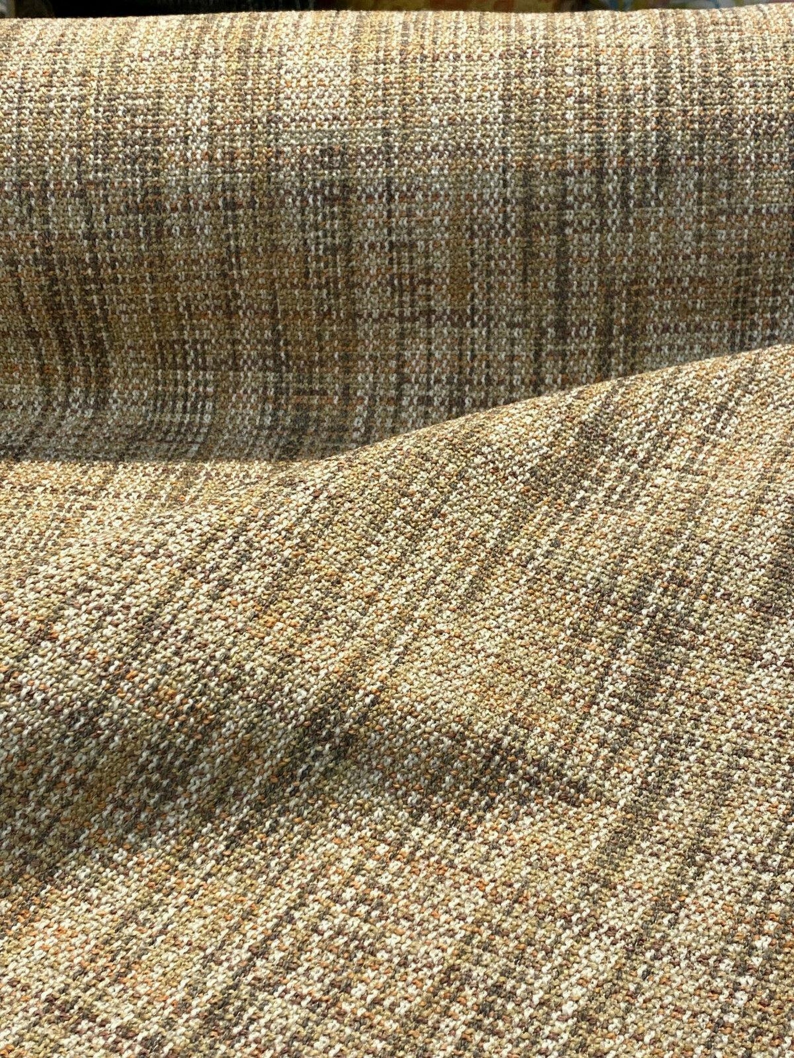 Harvest Rustic Chenille Upholstery Tweed Barrow Fabric by the Etsy