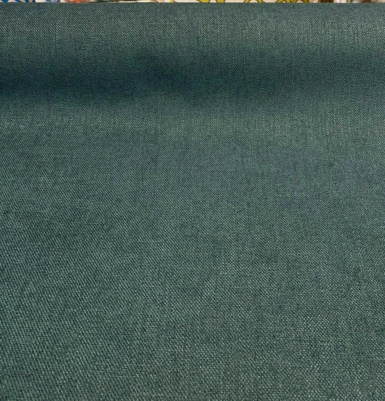 Tarantino Dark Teal Upholstery Chenille Master Fabric By The Yard
