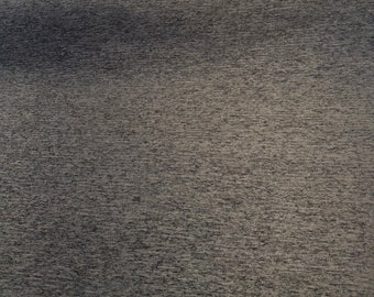 Tela de tapicería con respaldo de chenilla pesada color carbón cortada a medida