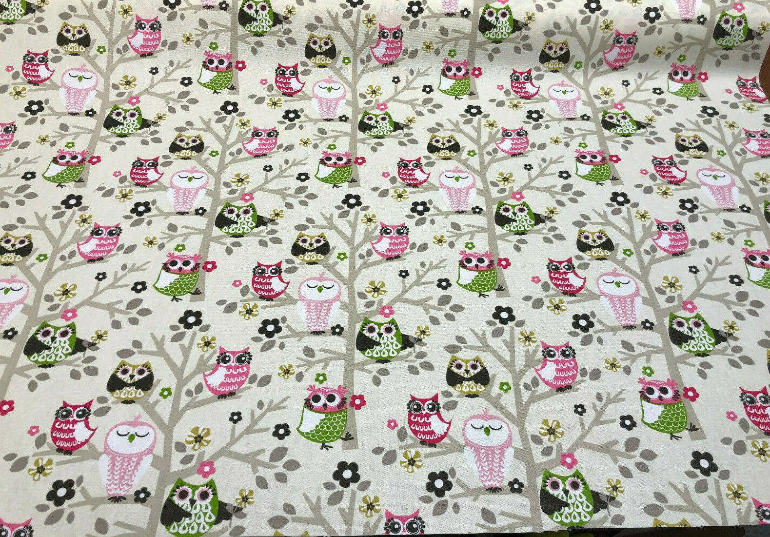 Waverly 45'' Sit'n A Tree Fruit Punch Owls Fabric By The Yard