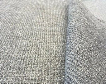 Chenille Upholstery Samson Slate Gray Fabric By The Yard