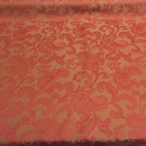Robert Allen Londra Pomegranate viscose Fabric By the yard Multipurpose
