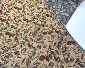 Gabrielle Olive Leaves Branches Tapestry Regal Upholstery Fabric By The Yard
