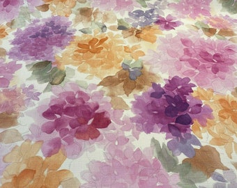 Mae Floral Pink Heaven Cotton Drapery Upholstery Fabric By The Yard