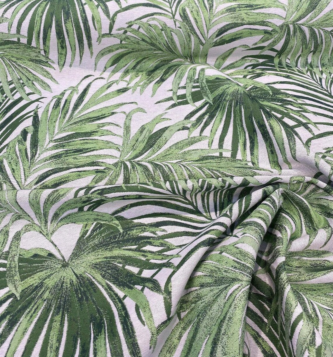 Tommy Bahama Jacquard Green Mojito Isle of Palm Fabric by the Etsy