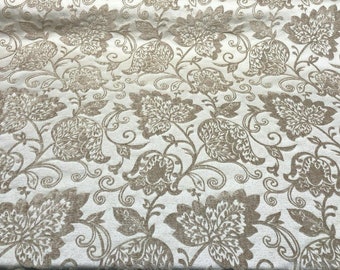 Renaissance Chenille Caramel Upholstery Fabric By The Yard Sofa Couch Pillow