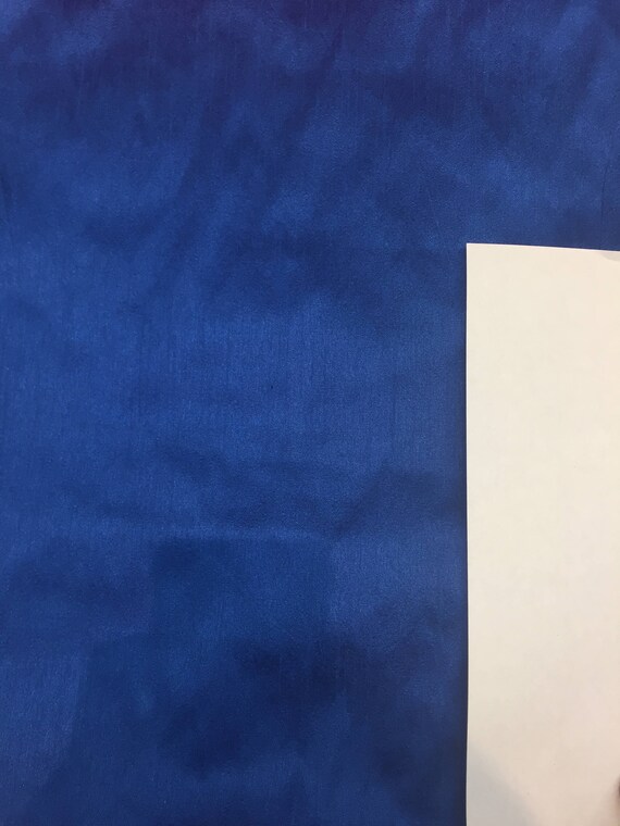 Navy Blue Shantung Faux Silk Polyester Drapery Fabric By The Etsy